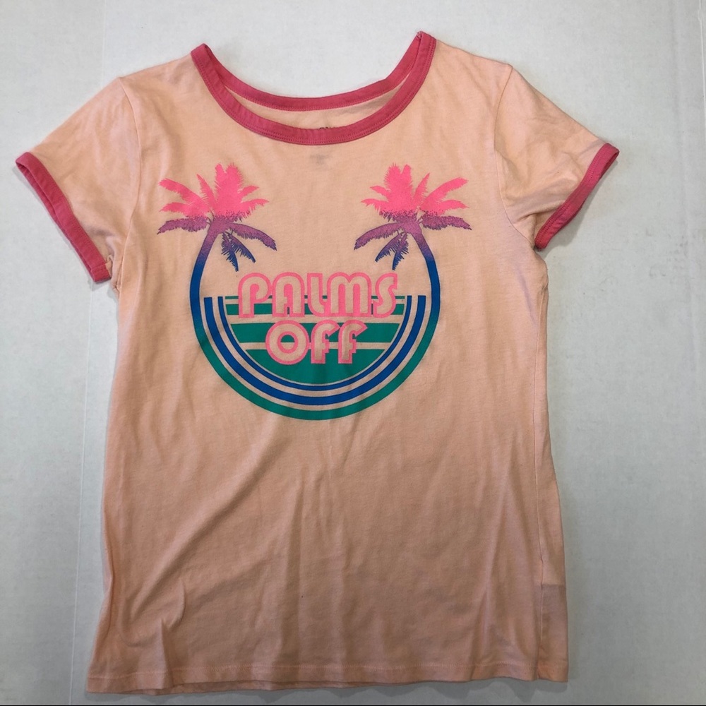 Palms Off Arizona Peach and Pink T-Shirt